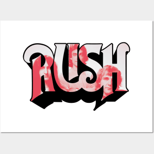 Rush Red & White Posters and Art